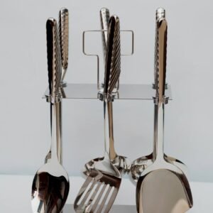 طقم توزيع استيل تليفزيون